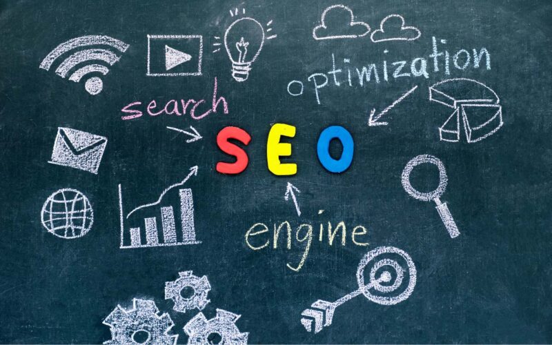 Illustation af seo optimering